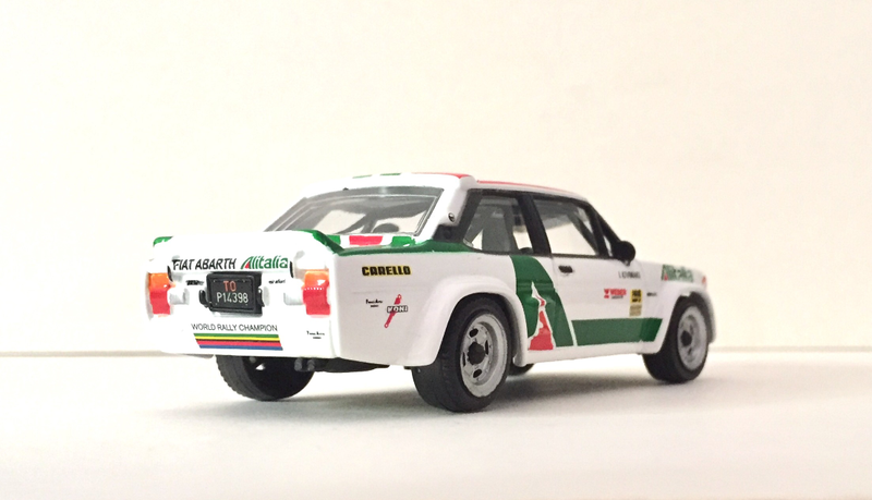Illustration for article titled Spaghetti Sunday - Fiat 131 Abarth 1/43 by Burago